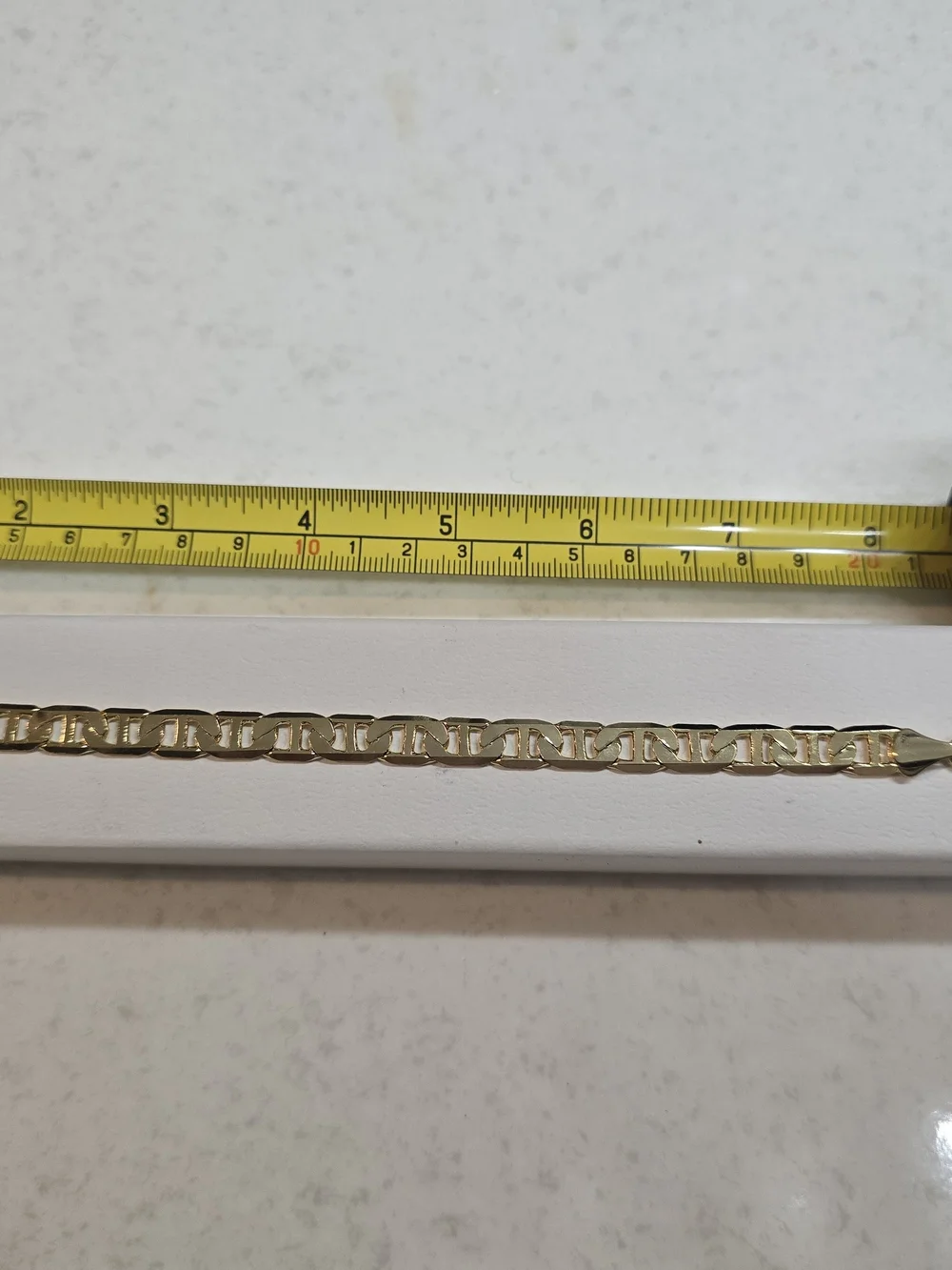 Gold Mariner  Link Chain Bracelet